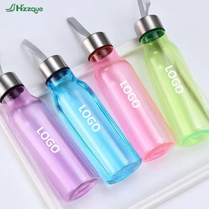 Custom Logo 350 500 700 Ml Drink Water Bottle Water Plastic BPA Free Gym Sport Bottle Cup Water Bottle