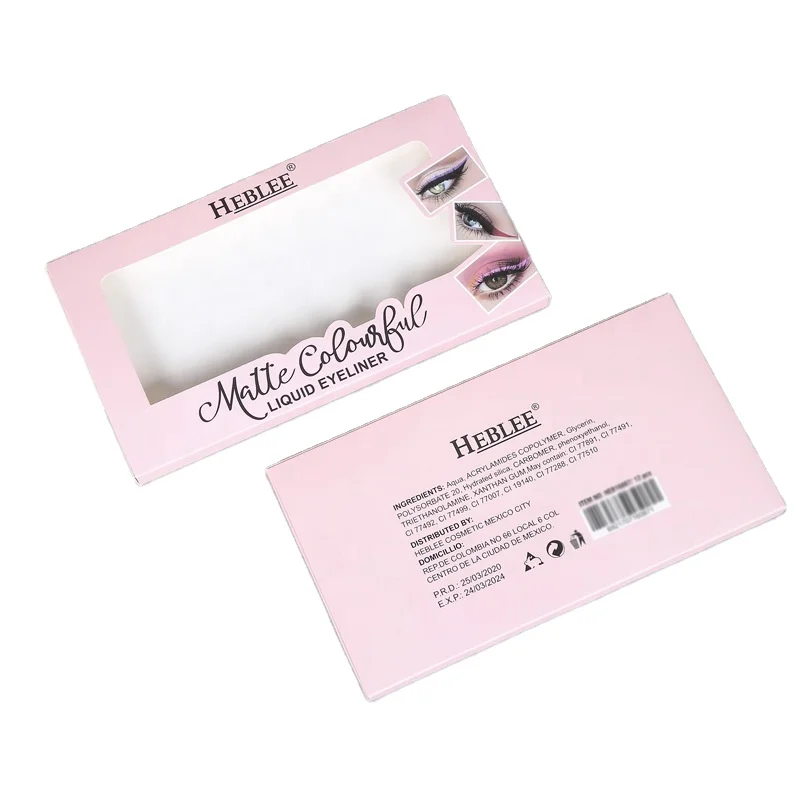 Custom Logo Printing  Window Private Label lashes eyelash packaging box Cosmetic Box