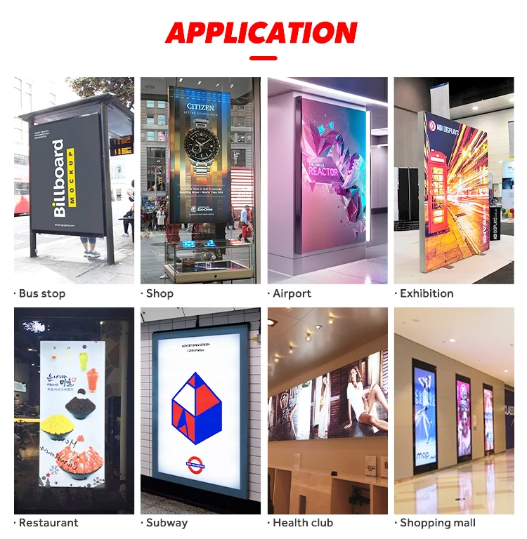 Pvc Lightbox Fabric Mobile Frameless Light Box With Letter Light Box