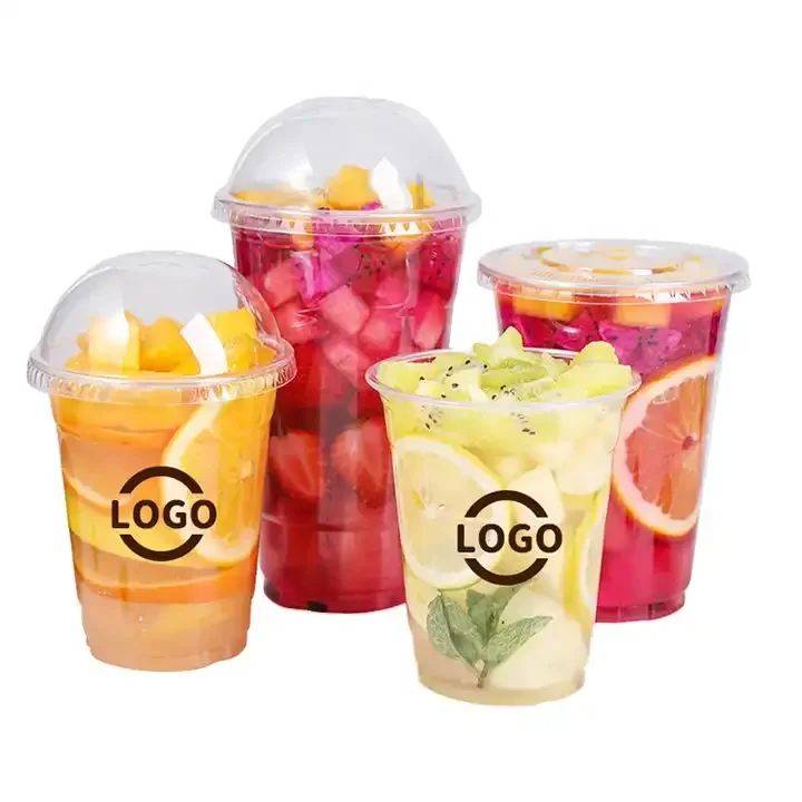 Custom Logo Printing Biodegradable Pla Plastic Cup Disposable 12 16 ...