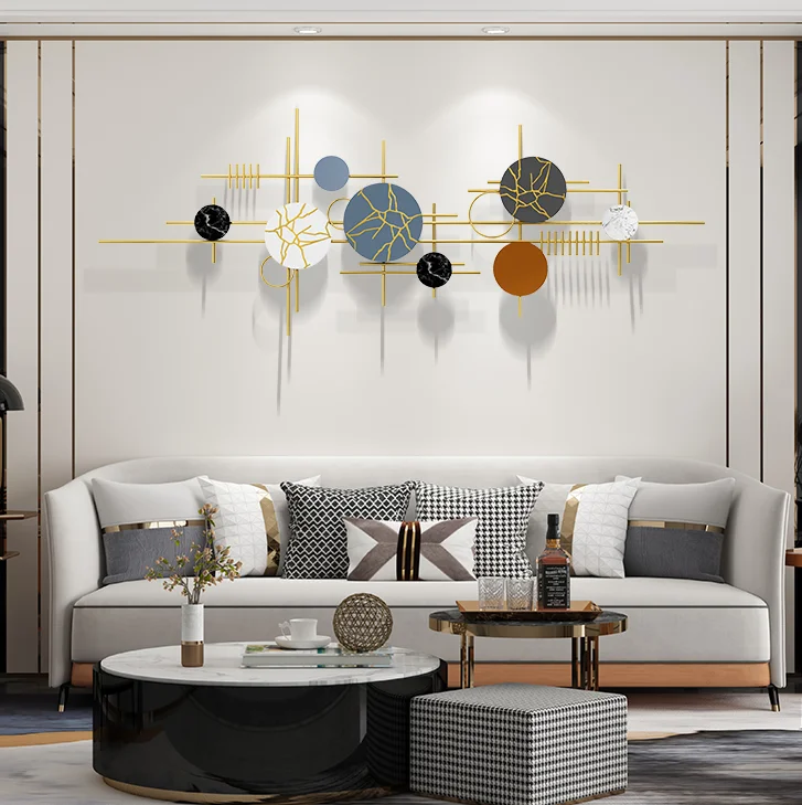 150x56cm Creative Design Metal Home Wall Decor Superior Light Luxury