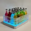 12 Bottles - Octagon Ice Texture (Yellow Light)