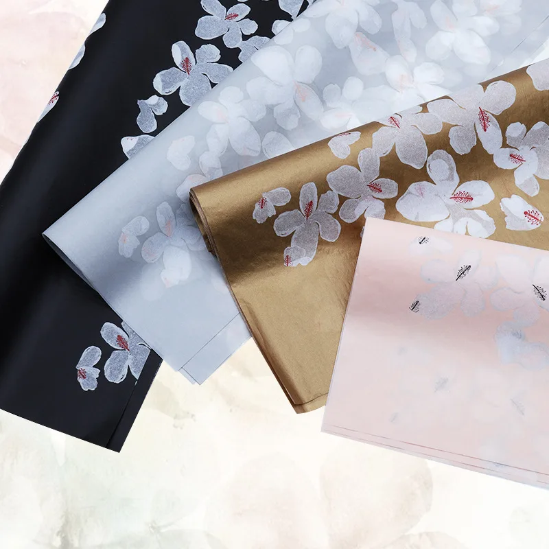 material bouquet wrapping paper