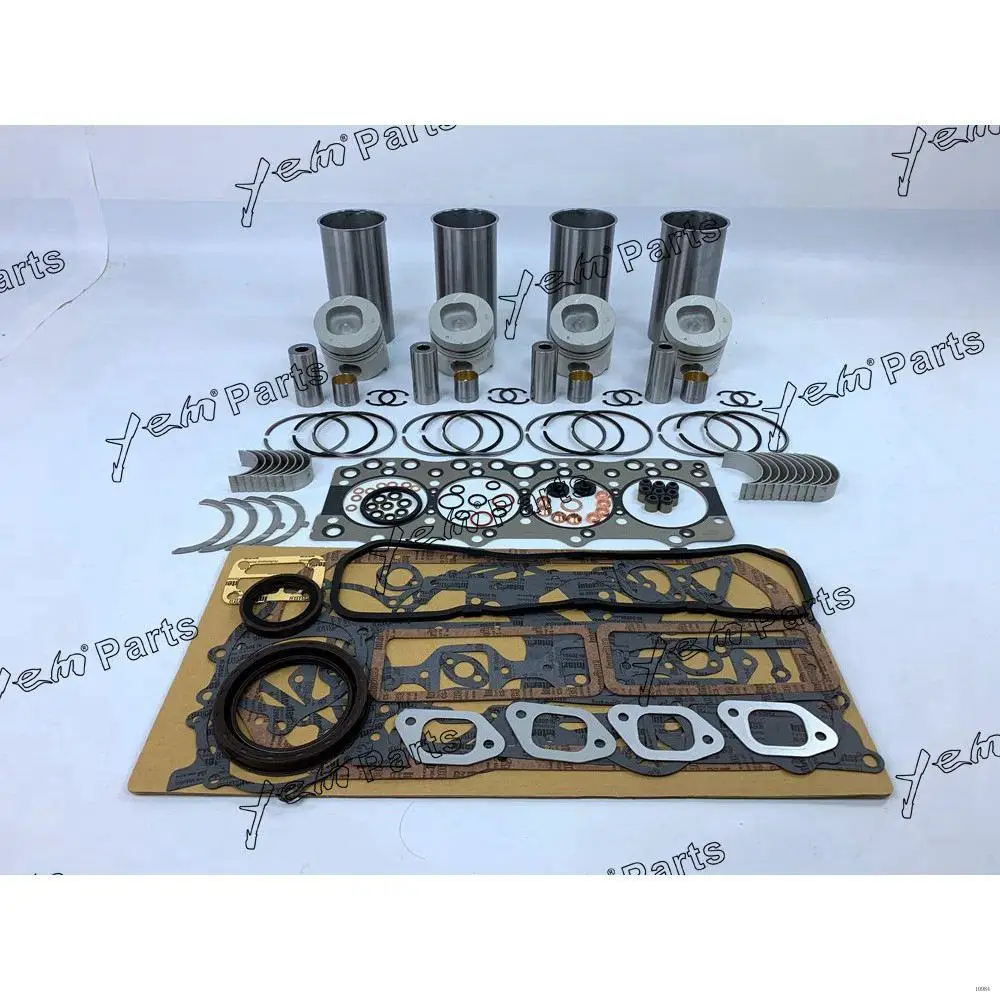 4BD1 Rebuild Kit With Cylinder Gasket Kit Piston Rings Liner Bearings for Isuzu