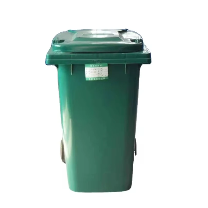 120L Outdoor Euro Plastic Garbage Trash Can Plastic Waste Container Bin