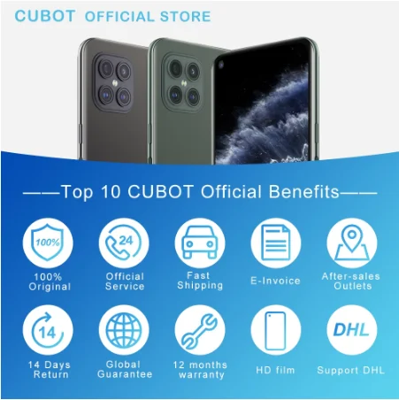 Cubot C30 - 48MP Quad AI Camera with 8GB+256GB Storage