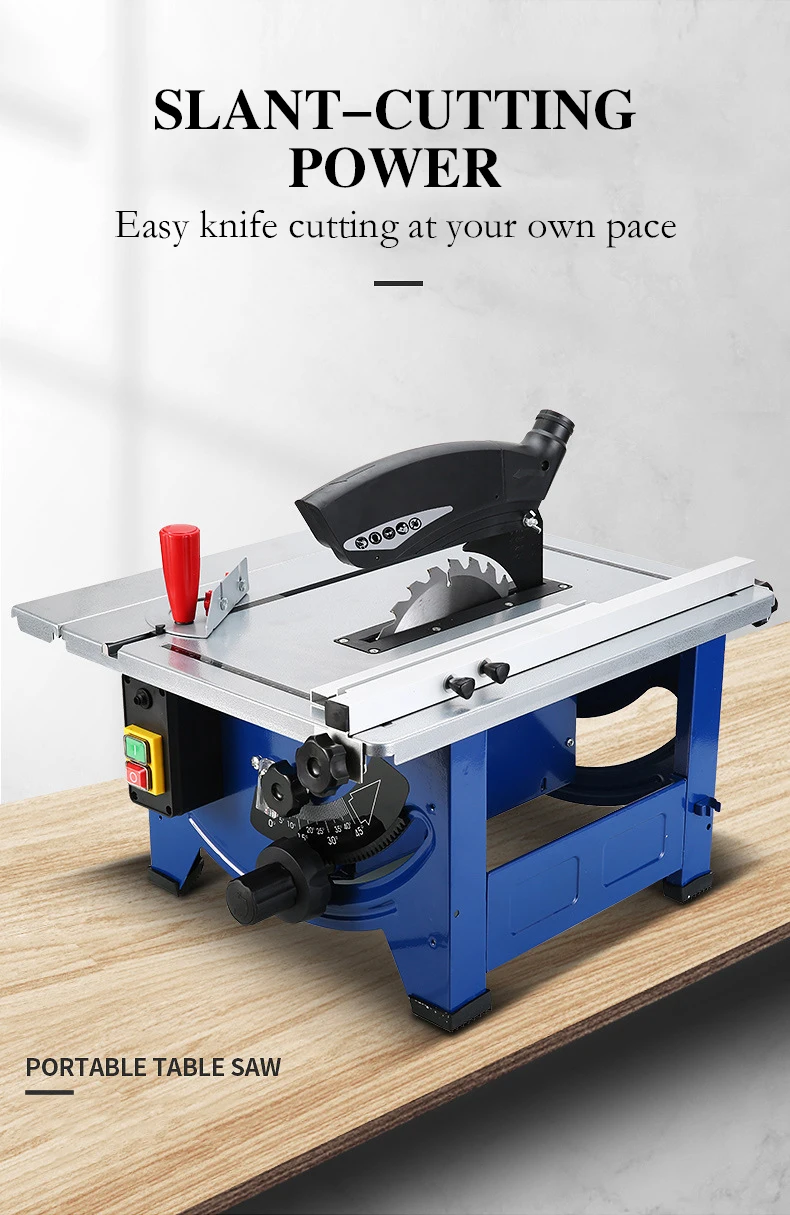 Portable small table saw sawmill machine wood cutting dewalt table saw