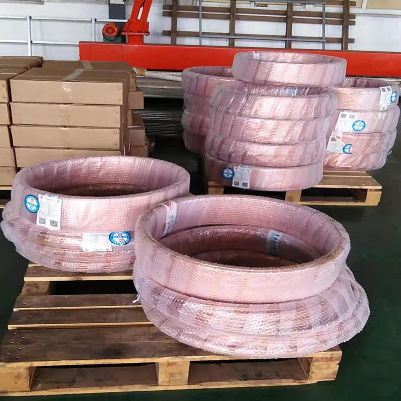 Copper R410a Refrigerant Copper Tube Capillary Copper Tube Air