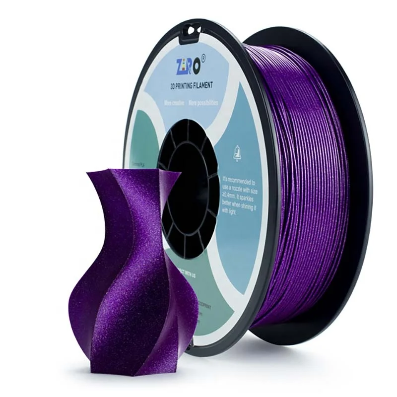 Fil imprimante 3d PLA fibre de carbone Ø 1.75 mm ZIRO 0.8 kg