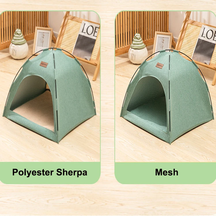 Famicheer BSCI Simple Foldable Pop up Pet Dog and Cat Camping Tent Bed Cat House