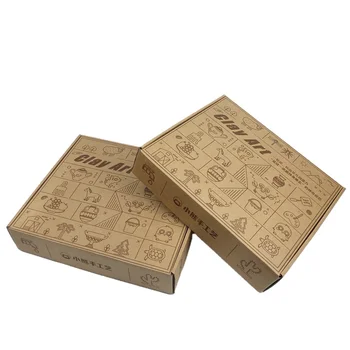 Custom  Food Kraft Paper Packaging corrugated Pizza Box 6inch-18inch