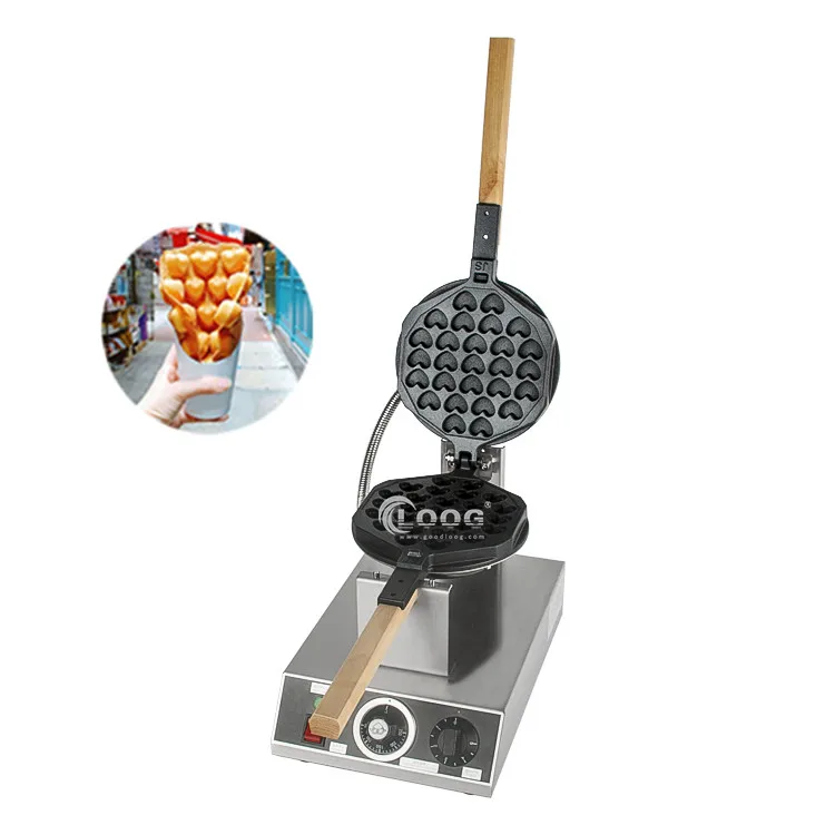 Goodloog Industrial Waflera Machine Non Stick Hong Kong Bubble Egg Waffle  Maker Commercial