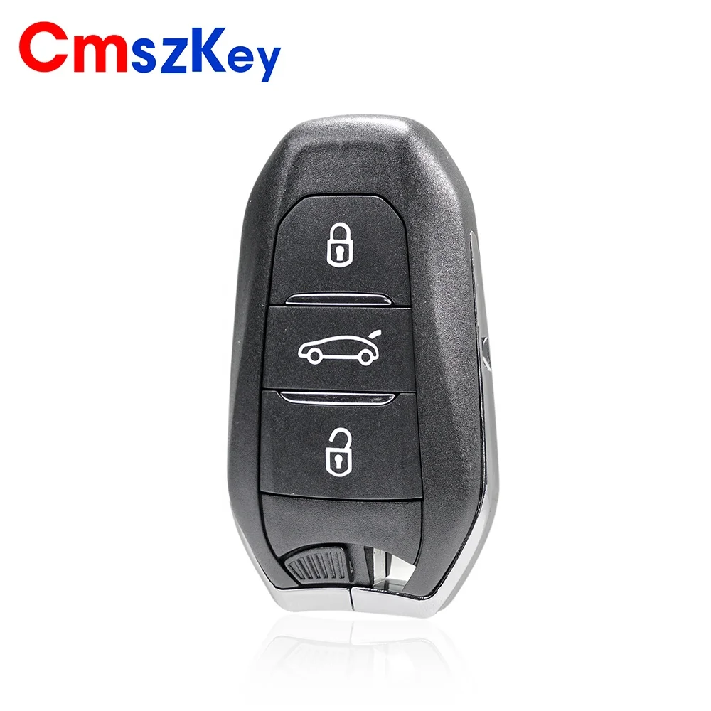 PEUGEOT REMOTE KEY FOB 3 BUTTON WITH CHIP 208 508 3008 308 5008