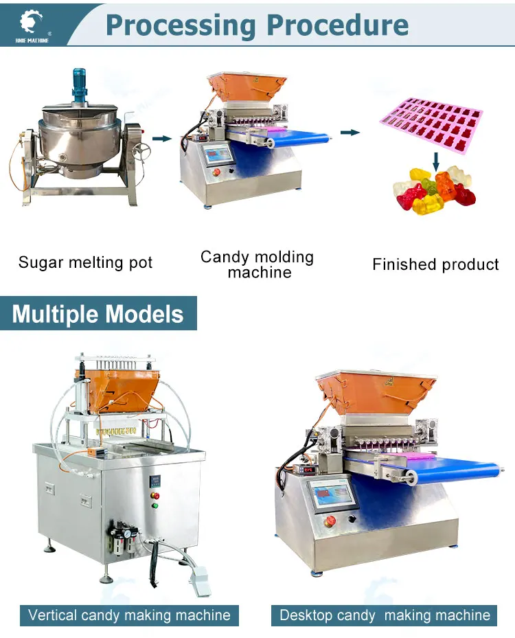 Licorice Chocolate Manual Small Jelly Lollipop Depositor Desktop Gummy