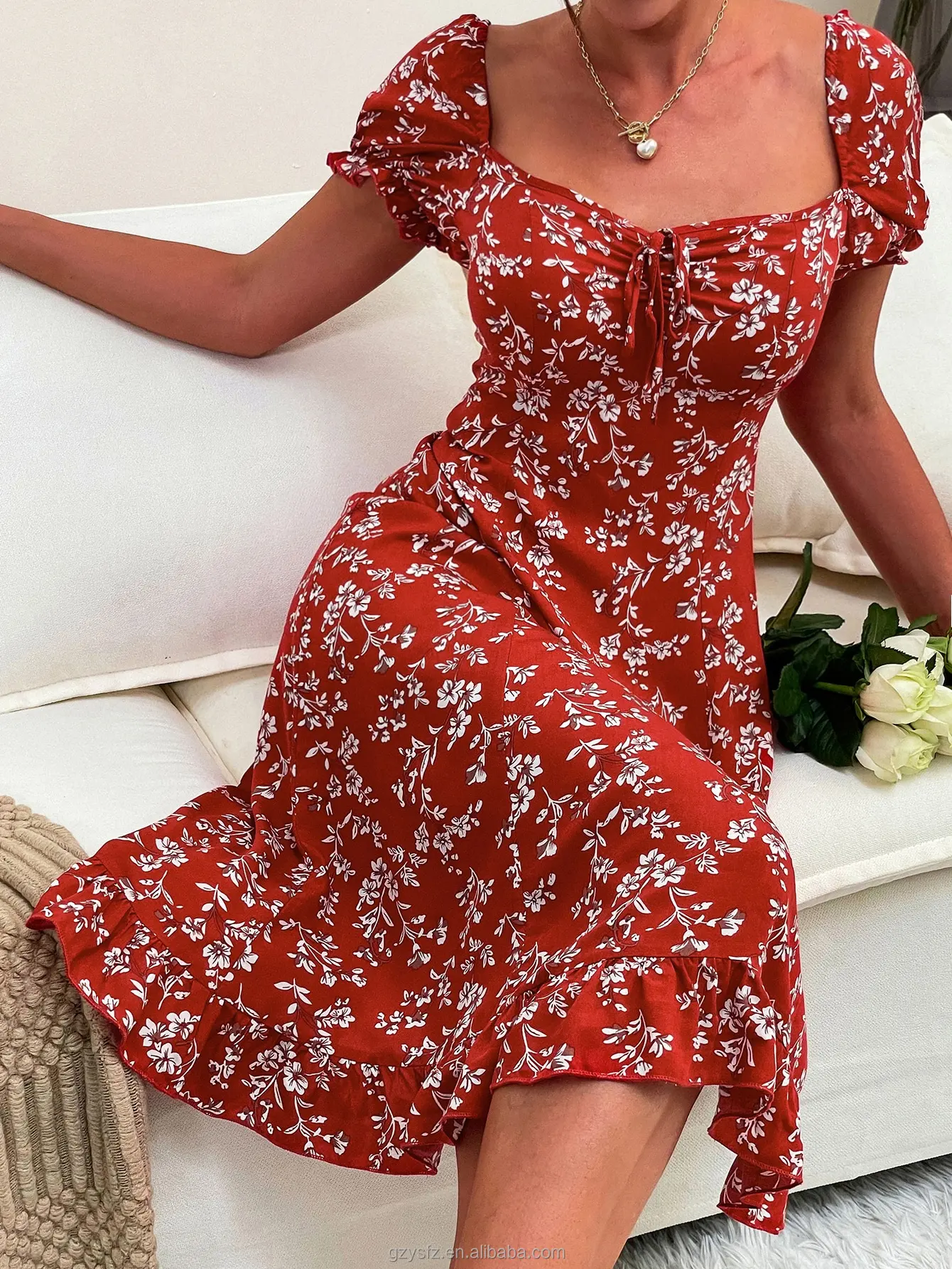 Hot Selling Summer Dresses Women Clothing Factory Price Wholesale High