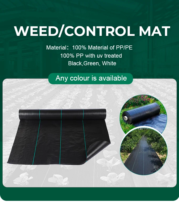 Greenhouse Weed Control Mat Fabric Ground Cover Anti Woven Pins Non ...