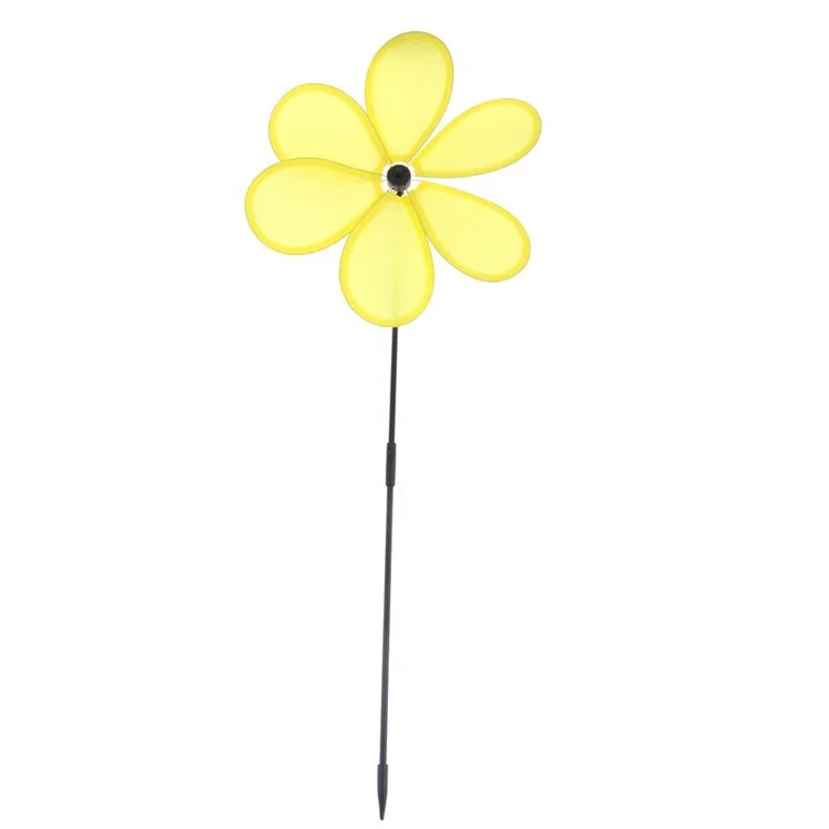 Цветочная ветряная мельница, игрушки для детей, украшение для сада, цветные уличные Спиннеры