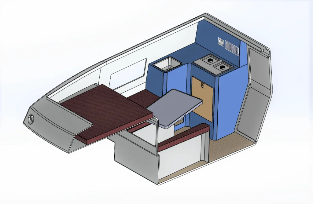 Small Slide in Pickup Truck Camper