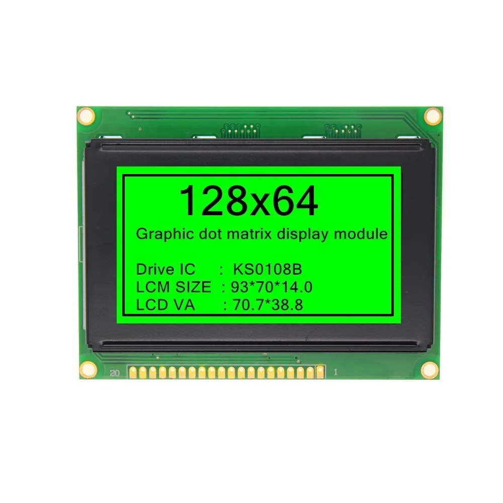 High Definition Dot Matrix LCD Display - 128x64 Graphics