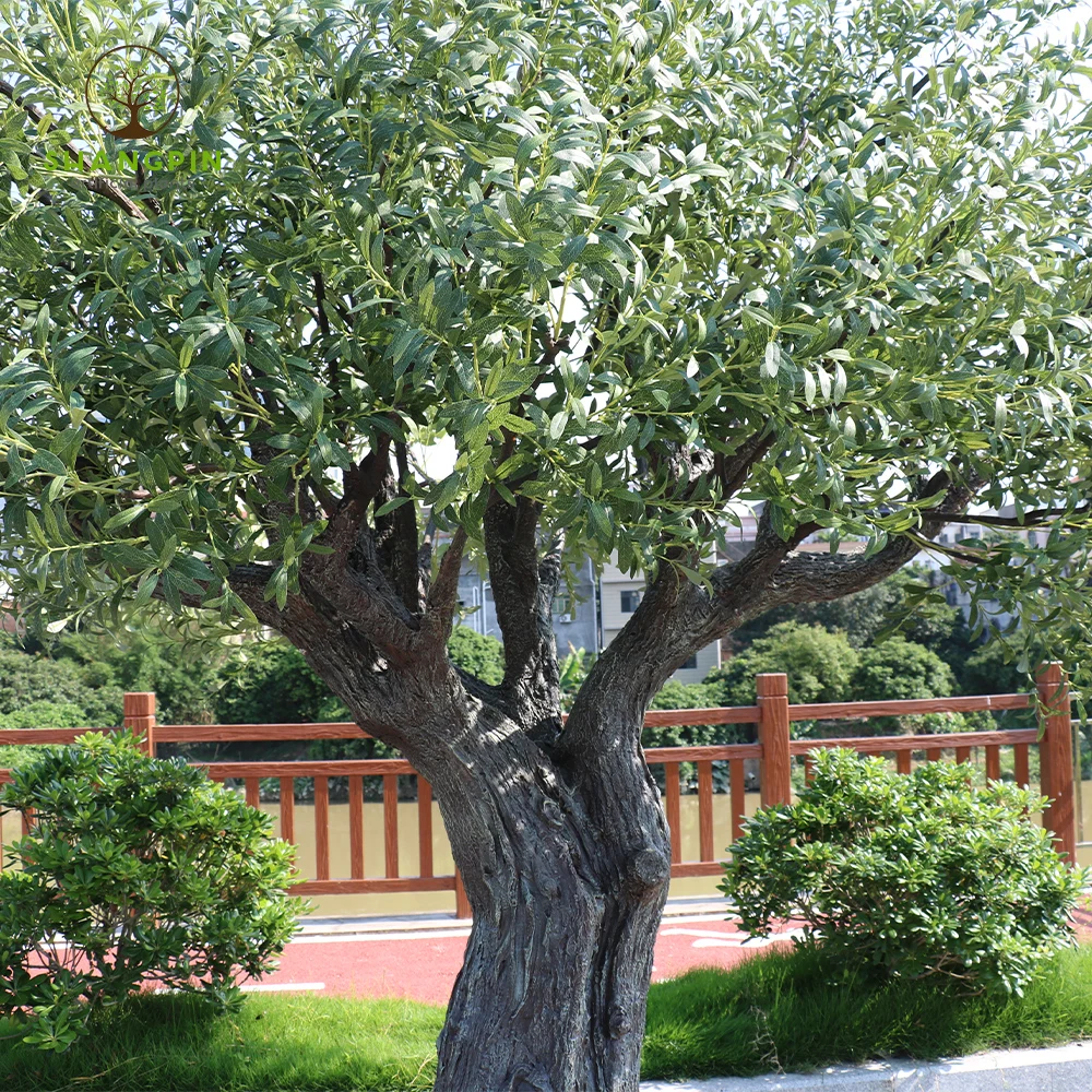 Kunstlicher Olivenbaum falscher Olivenbaum mit Pflanzer natrliche  Olivenmter realistische Bltter knstlicher Olivenbaum fr Zuhause Bro