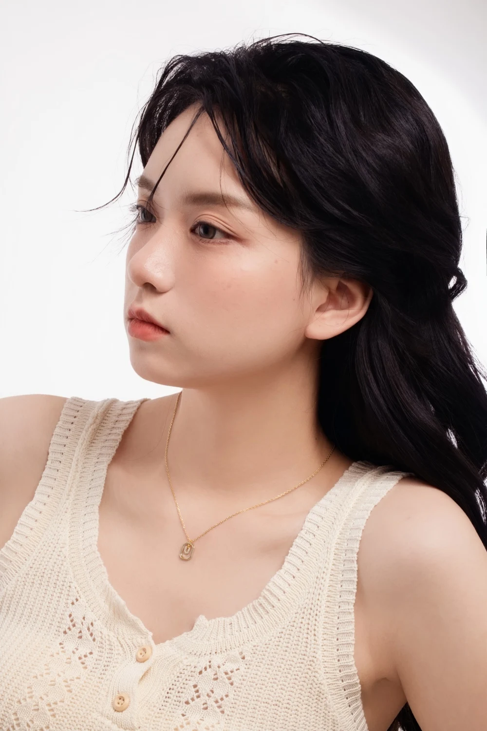 KAKODIY -U-Initial Pendant Necklace 925 Sterling Silver 5A Cubic Zirconia 26 Letter Alphabet Jewelry for Women Gifts detail 2