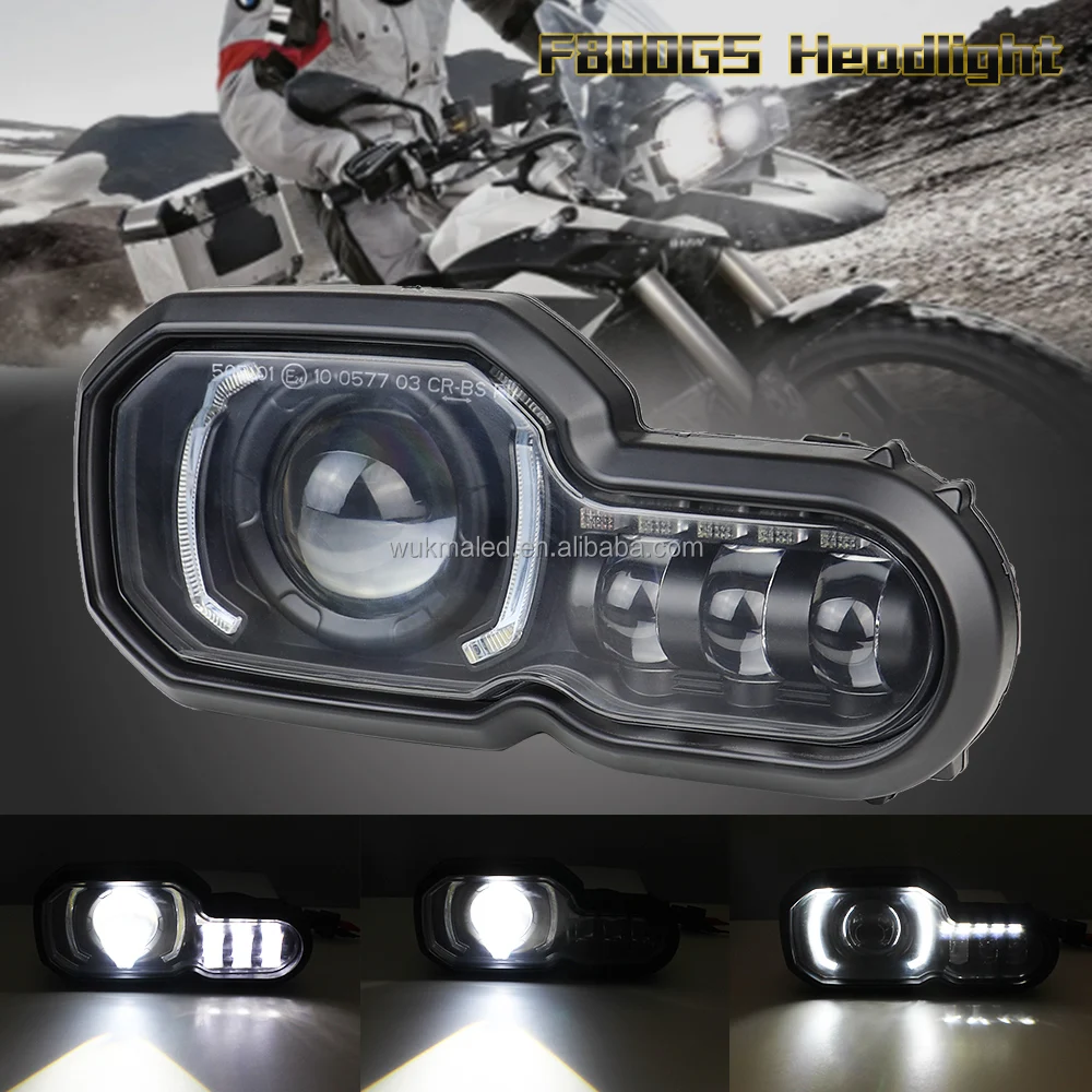 LED f800 gs Led light Headlight front driving light high low beam with DRL fit F800GS 2006-2017 F800GS Adventure 2012-2017