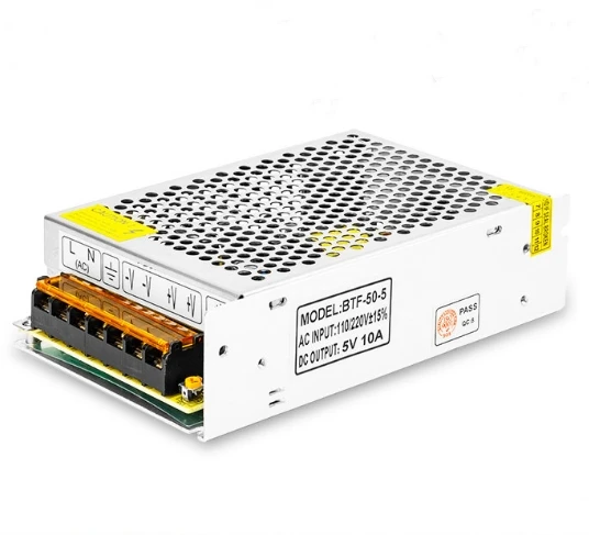 Адаптер питания для светодиодных лент 110 В/220 В переменного тока в постоянный ток 5 2/4A/5A/10A/20A/30A/40A/60A