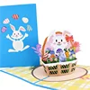 Rabbit with Eggs in Basket