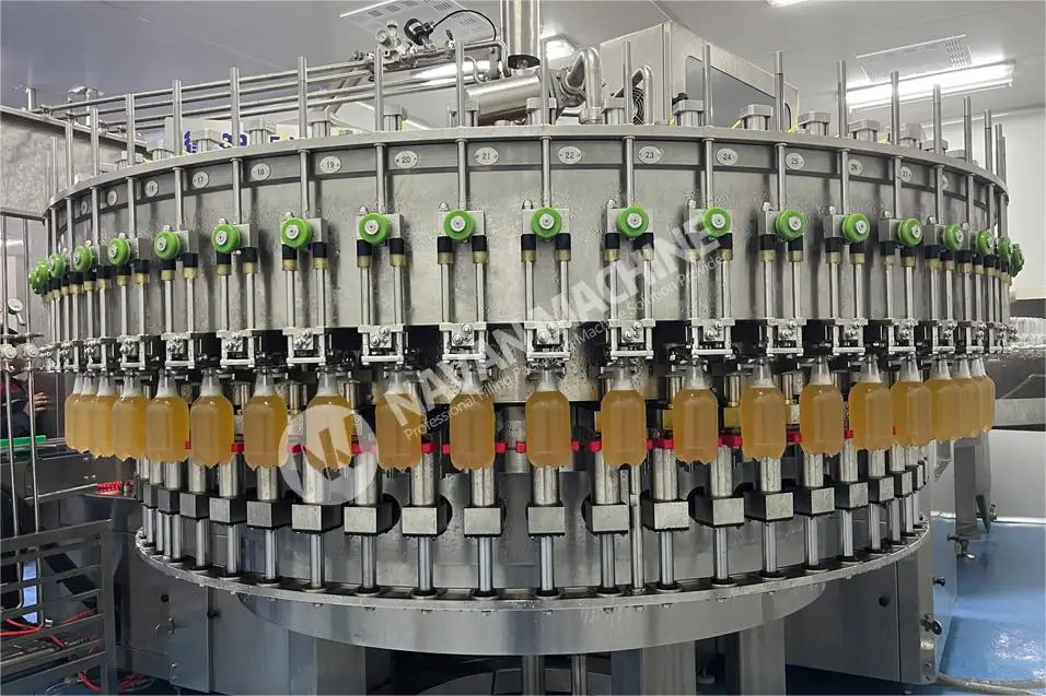 Automatic Beer Filling Machine Rotary PET Plastic Bottled Beer Production Packaging Line factory