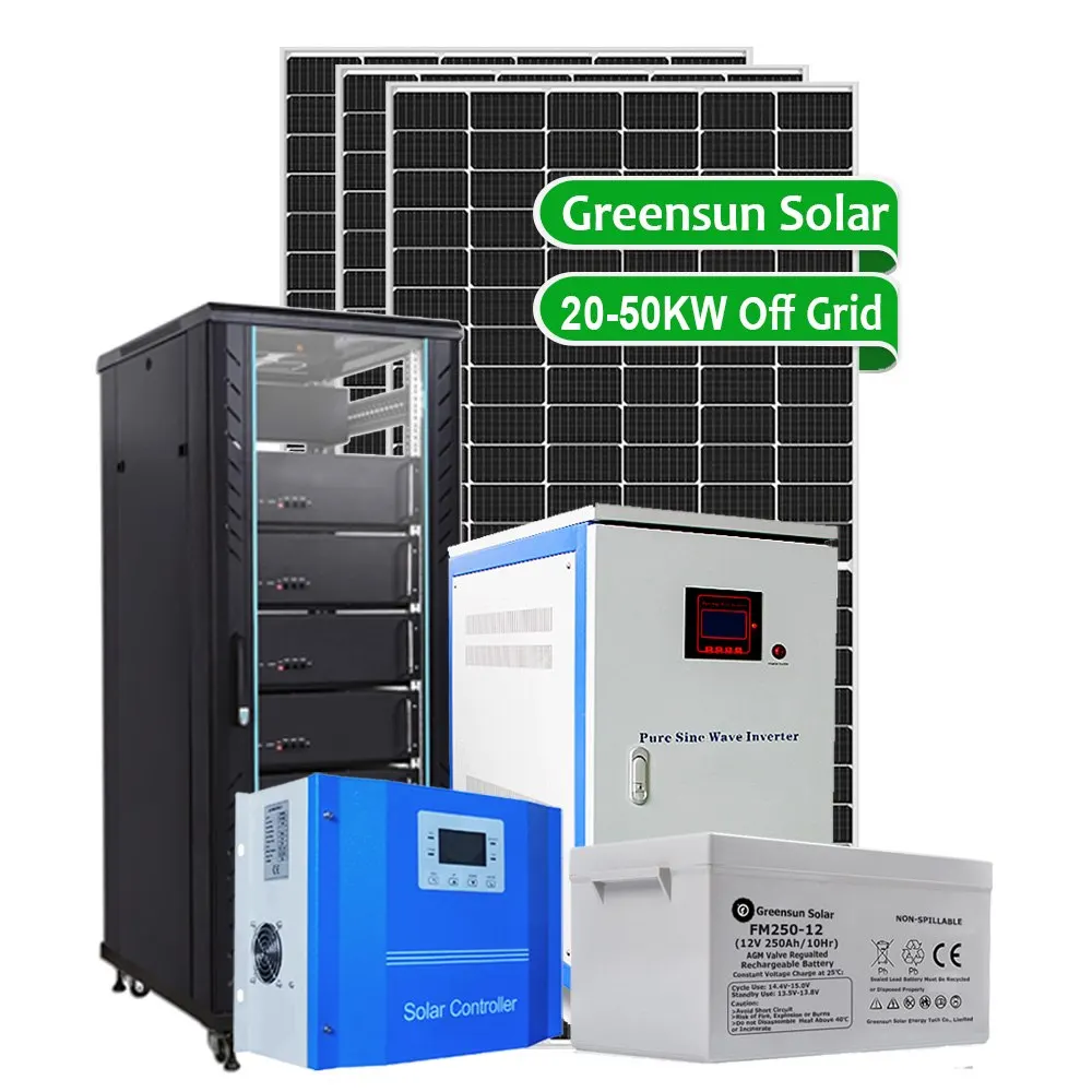 Hefei Greensun Pv Kit Panel 30Kw 50Kw 20kw Solar System Off Grid