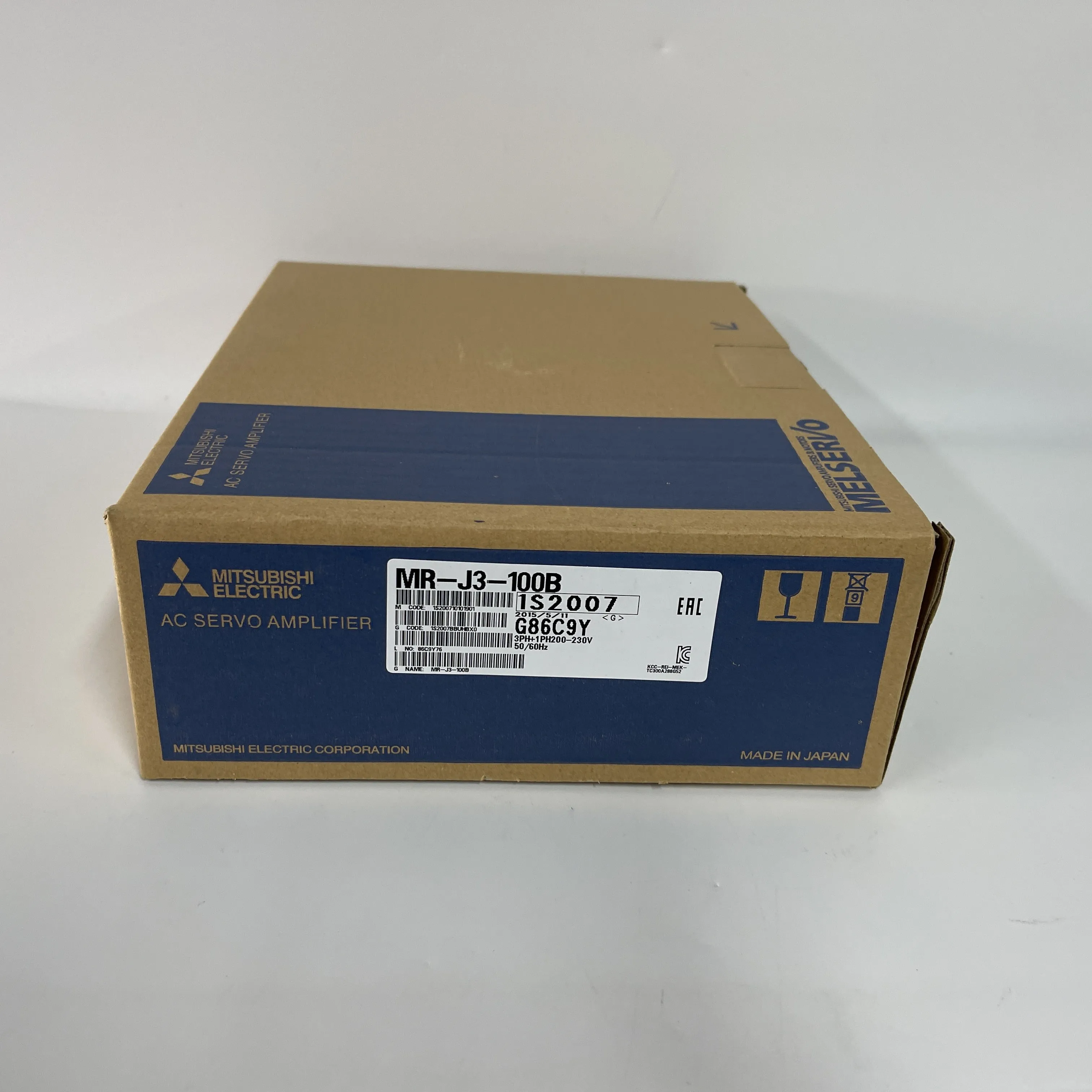 MITSUBISHI AC Servo Amplifier MR-J3 Series MR-J3-100B