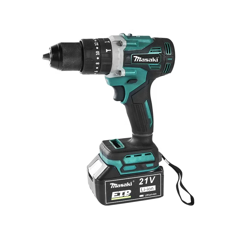 MASAKI Cordless Rechargeable 21V Lithium Drill Set Cordless Power Tools