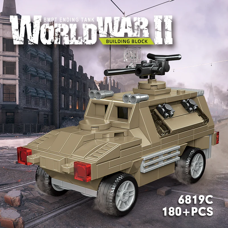 OEM custom ww2 kids diy toys military building blocks series mini model building block tank sets