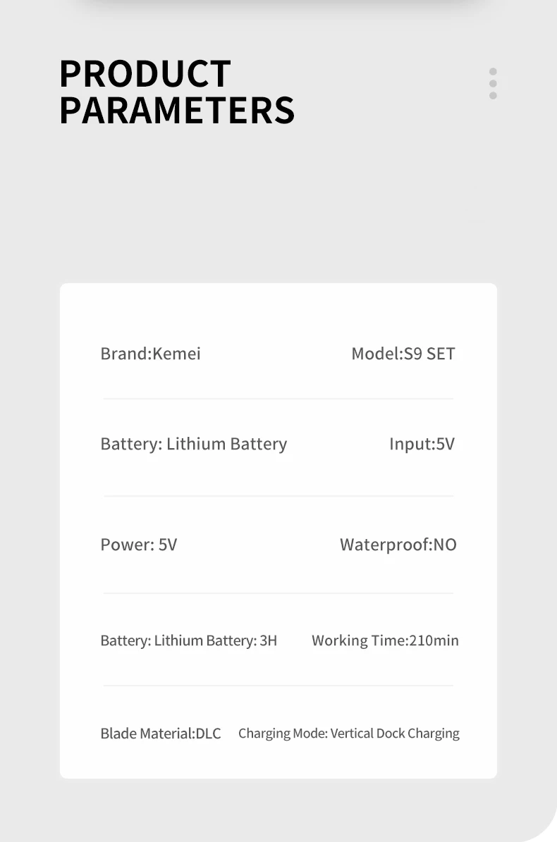 Specifications