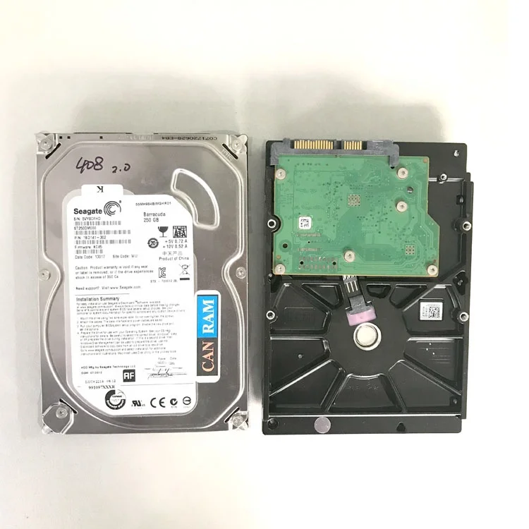 Spare Parts Fiery System Memory Card GB250 GB320 Hard Disk for Konica Minolta Bizhub Copier HDD