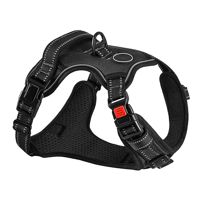 Wedtex New Lightweight Custom Logo Pet Dog Safety Harness Adjustable Soft Padded Air Layer Dog