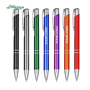 Wholesale Promotional Ballpoint Pen Custom Logo Gift Aluminium Metal Pen Personalized with Target Audience