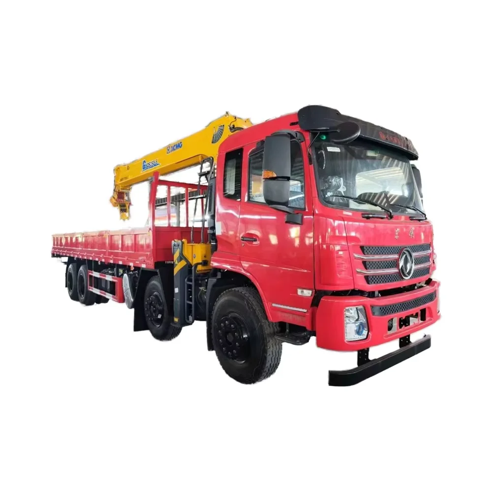 Dongfeng 12 Toneladas, Guindaste Hidráulico com Braço Telescópico, Caminhão Especial para Transporte de Guindaste