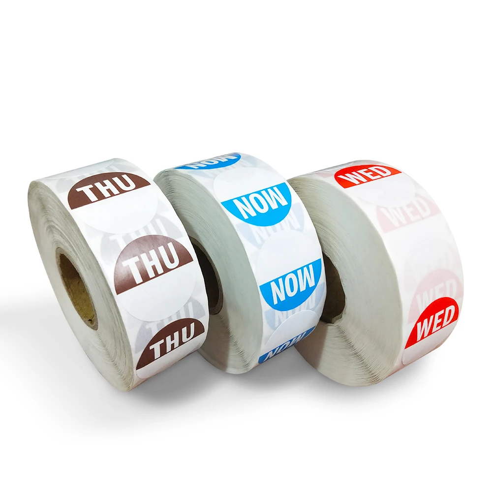 2020 Biodegradable Adhesive Labels Removable  Color Printing Packaging Label Private Water Dissolvable Food Safety Paper Labels
