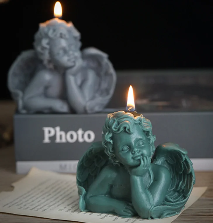 Retro Angel Shape Luxury Scented Candle Perfect for Home