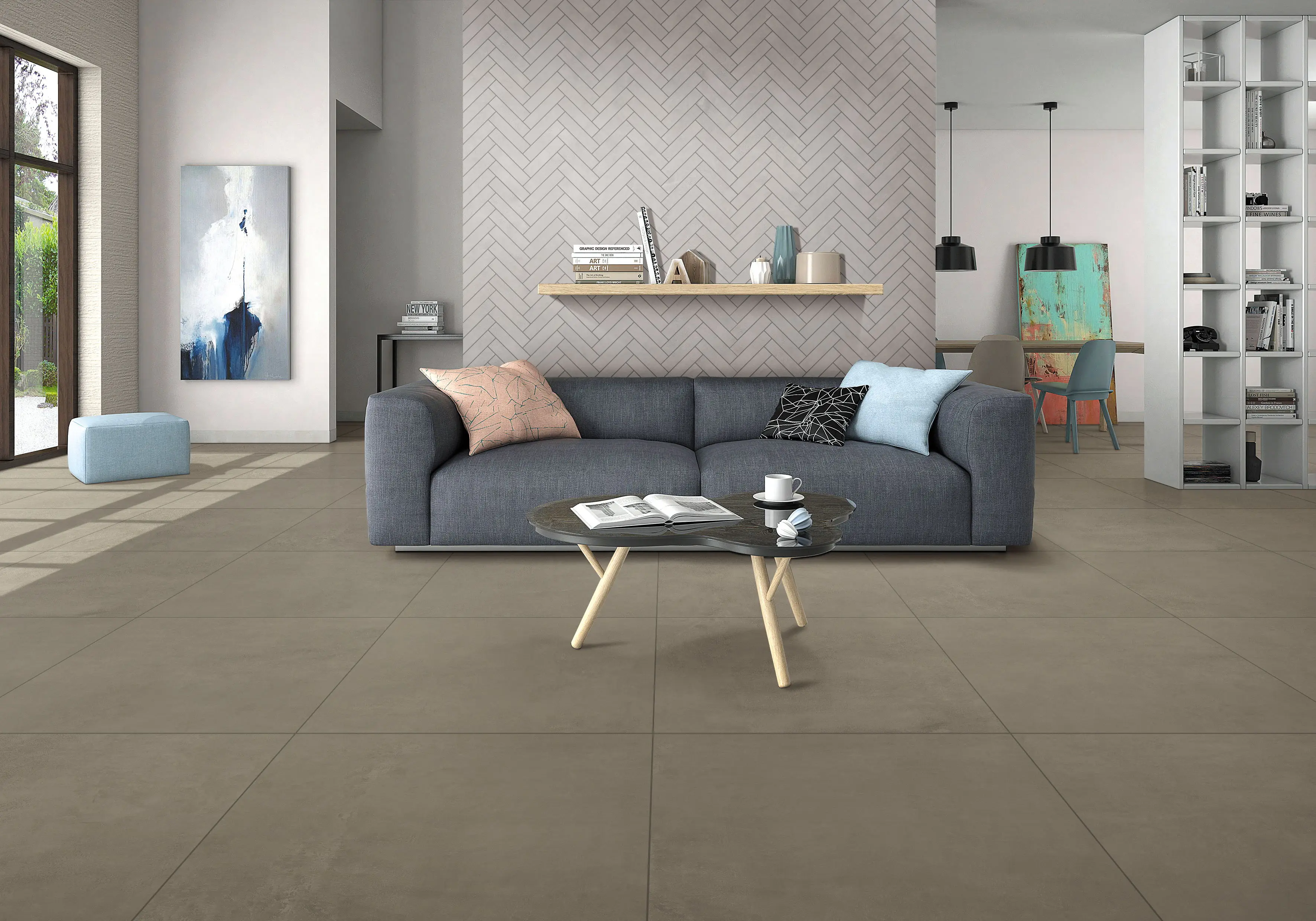 Factory Rustic Design Livingroom Hote Villa Wall Tile Ceramic Porcelain Floor Tile