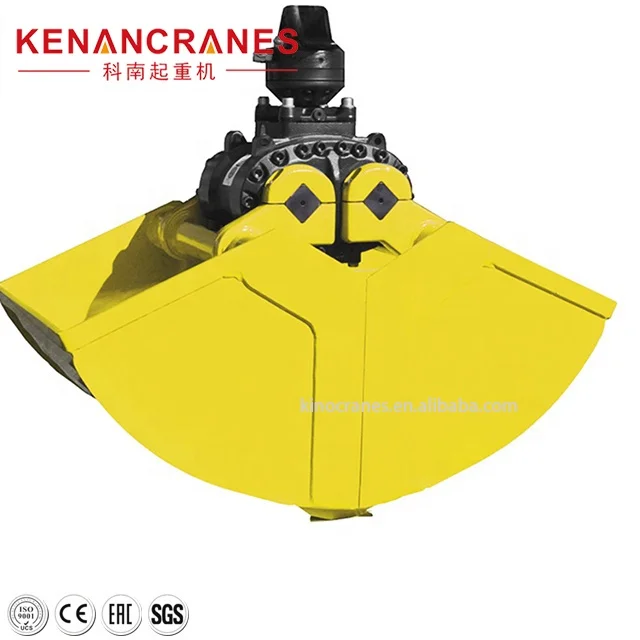 CE ISO Remote Control Bulk Carrier Material Handling Electro Hydraulic Clamshell Grab Bucket for Ship Crane