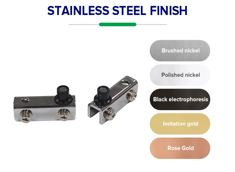 Scadel Rongsen Plastic Nylon Strap Hinge - Rongsen RS-6012-L for Glass Doors