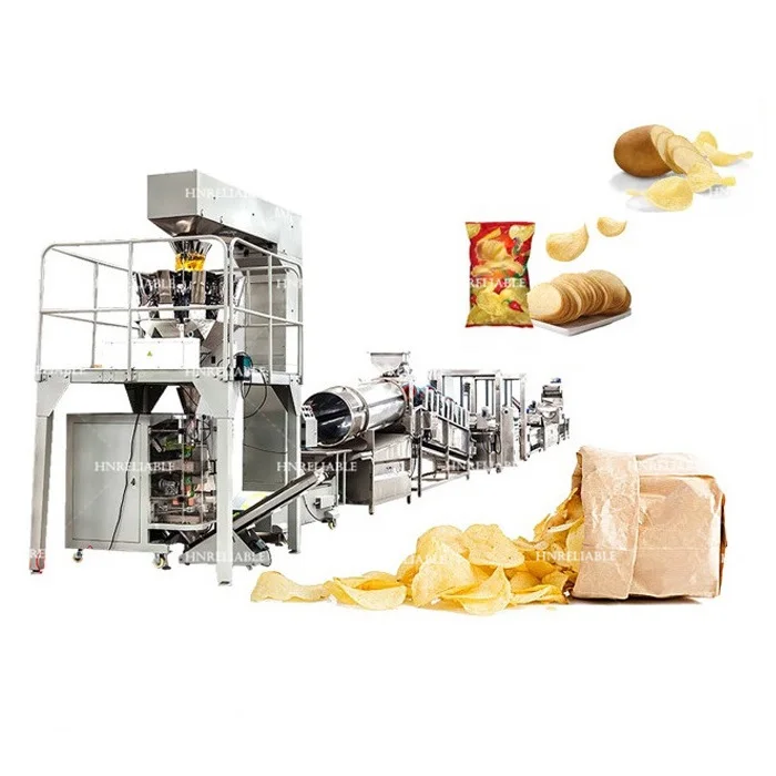 400kg/h potato chips manufacturing plant