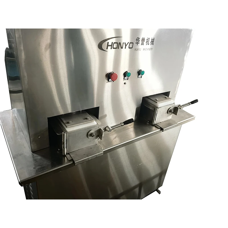 Versatile dual-mold meat forming machine for a variety of meat processing applications
