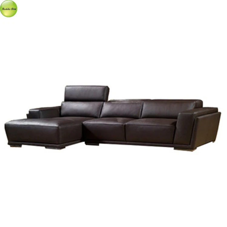 High Quality Luxury Office Visitor Design Small White L Shape Sofa With
