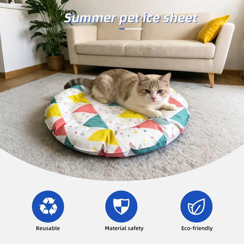 Travelling Washable Portable Folding Waterproof Pet Bed Dog Cooling Ma - product detail 2