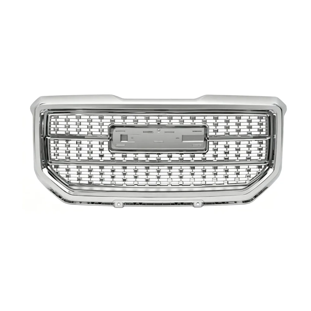 KEBEL rešetka za GMC Sierra 1500 2016-2018 Denali Mesh Chrome OEM stil Auto Body dijelovi tvornica Pružanje Visoka kvaliteta