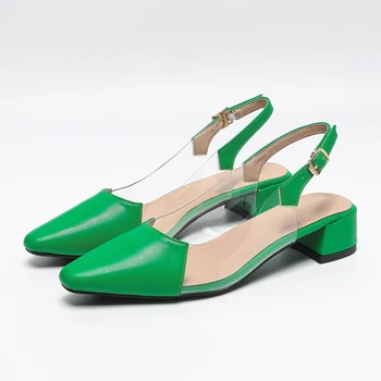 2024 Fashionable minimalist style pointed high heel sandals