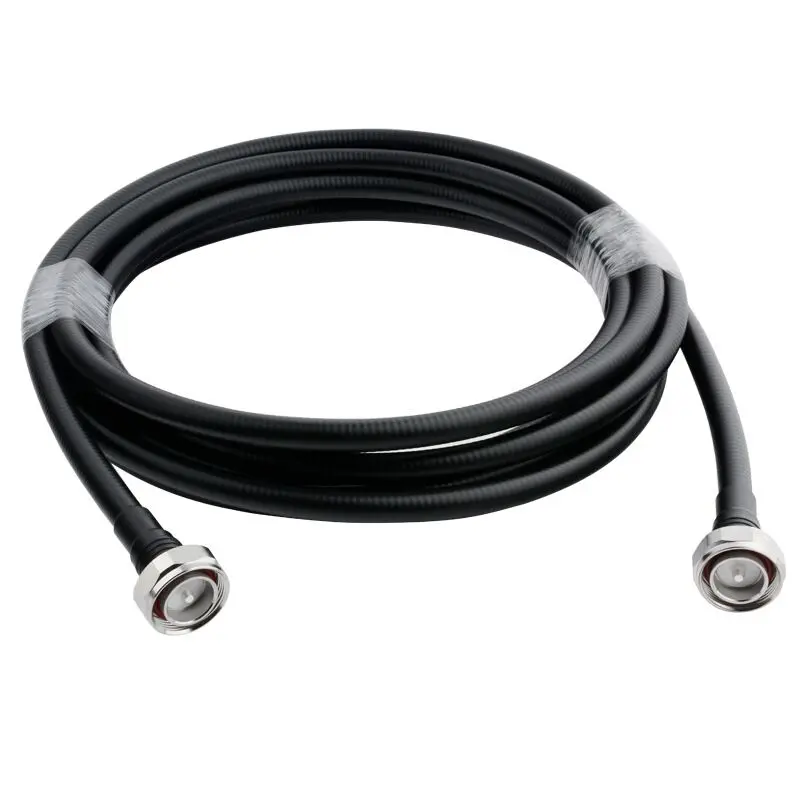 1/2'' Superflexible Feeder Jumper Cable 7/16 Din Male to 4.3-10 Mini Din 4.3/10 Male Connector Flexible Cable Assembly RF Jumper
